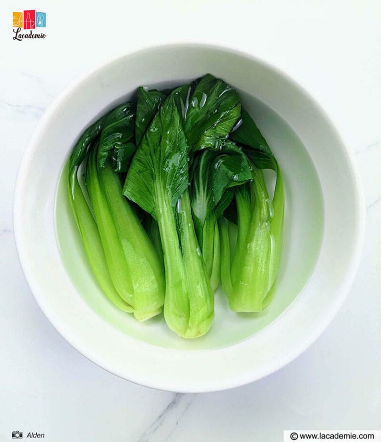 Blanch The Bok Choy