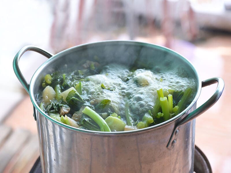 Boiling Pot Vegetable Soup