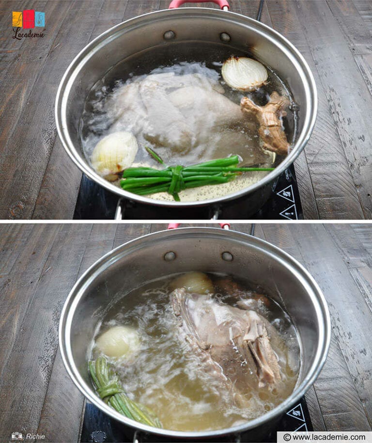 Bring To Boil And Cook The Duck