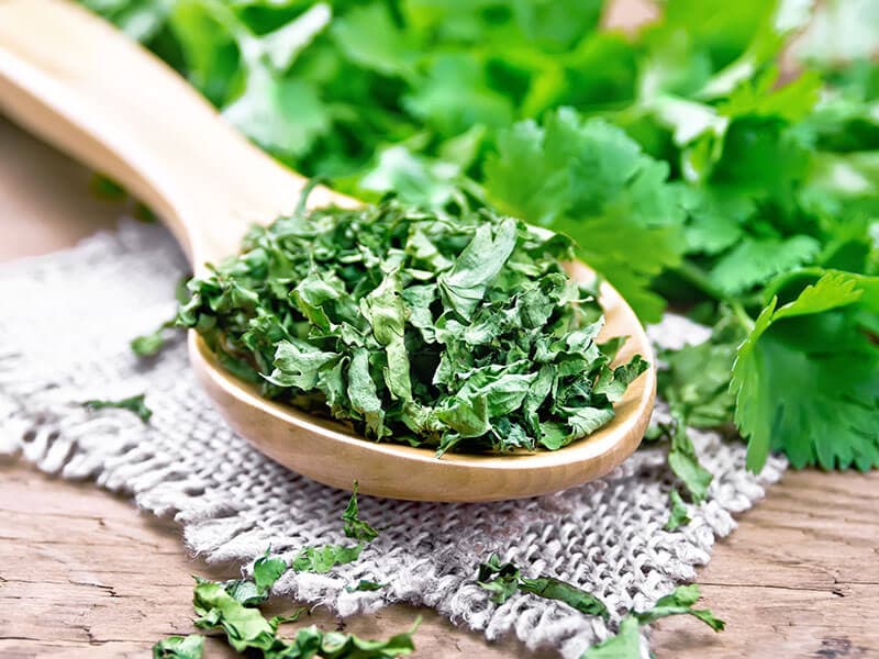 Dried Cilantro Spoon