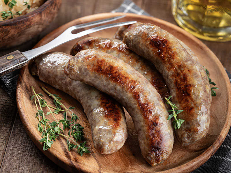 Fried Bratwurst