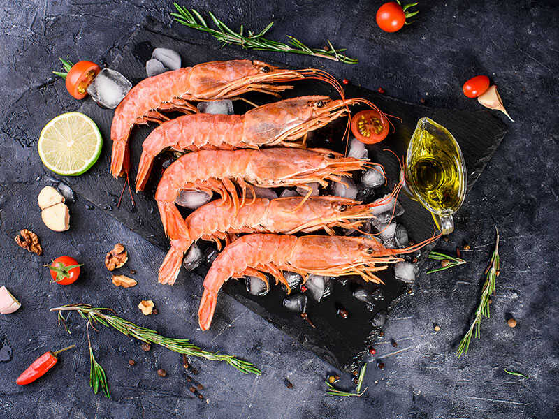 Iced Langoustines