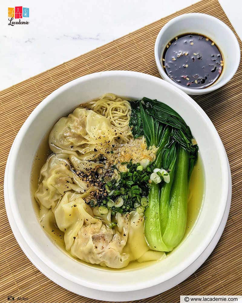 Place The Noodles In Serving Bowls