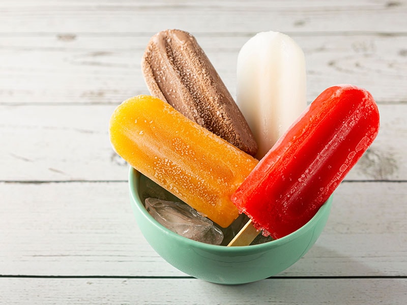 Popsicles Different Flavors