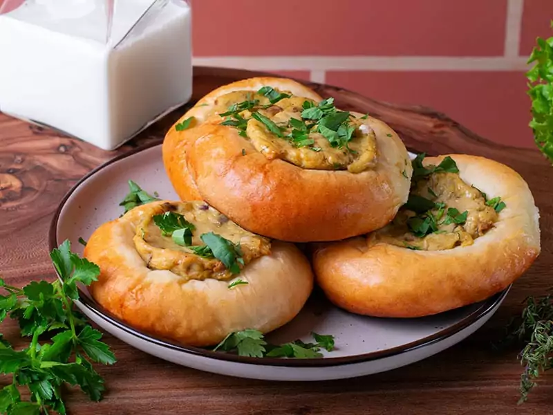 Vatrushka Buns Potato Fried