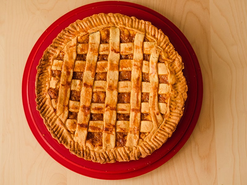 Crostata Red Plate