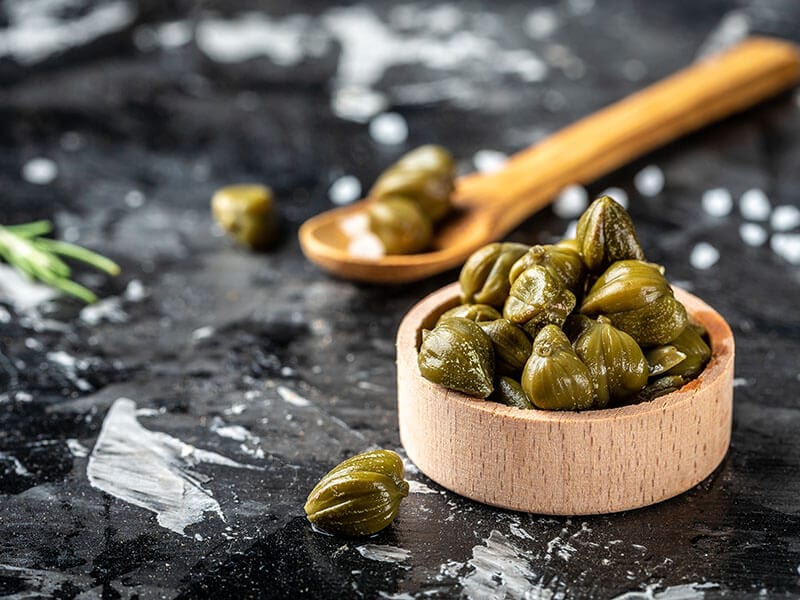 Marinated Capers