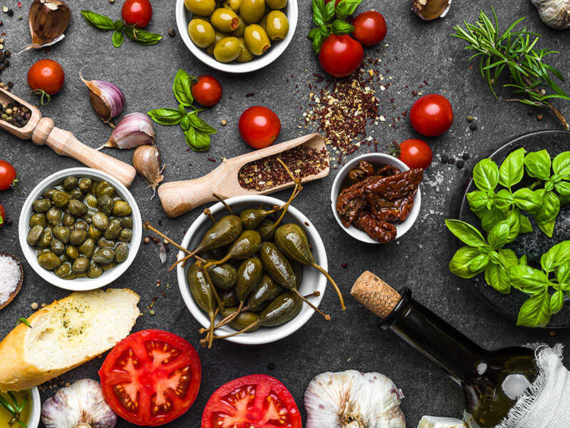 Mediterranean Cooking Ingredients