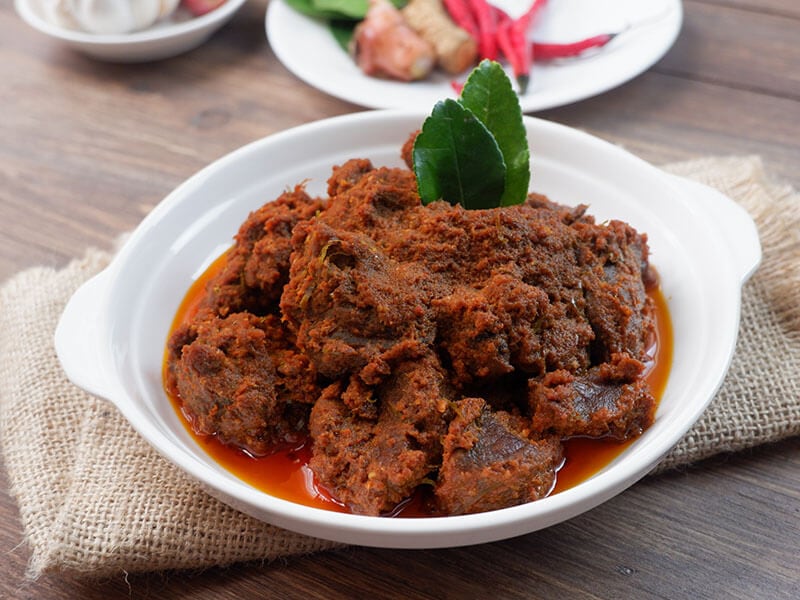 Rendang Meat Dish