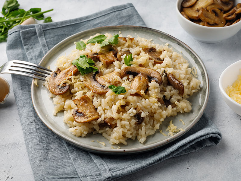 Risotto Rice Mushrooms