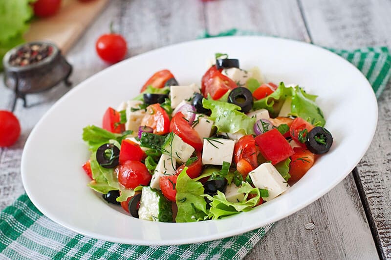 Salad Fresh Vegetables Feta