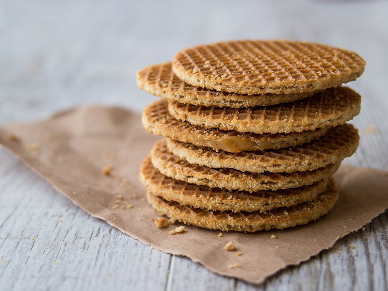 Stroopwafels Waffles Caramel