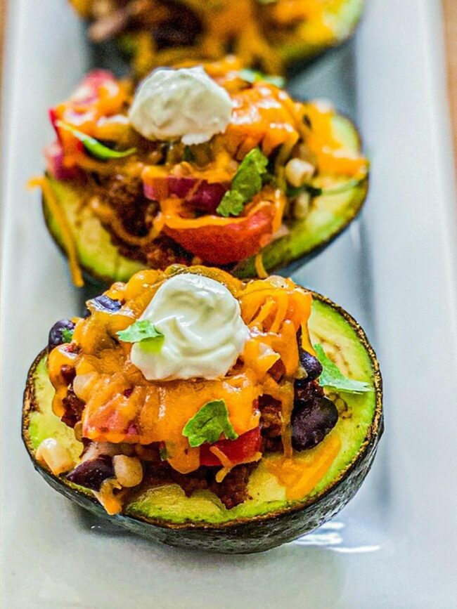 Avocado Taco Boats